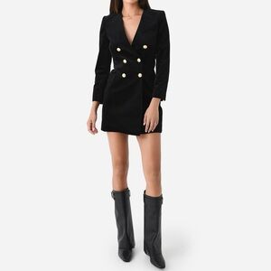 A.L.C. Chelsea Velvet Mini Blazer Dress Size 4 NWOT